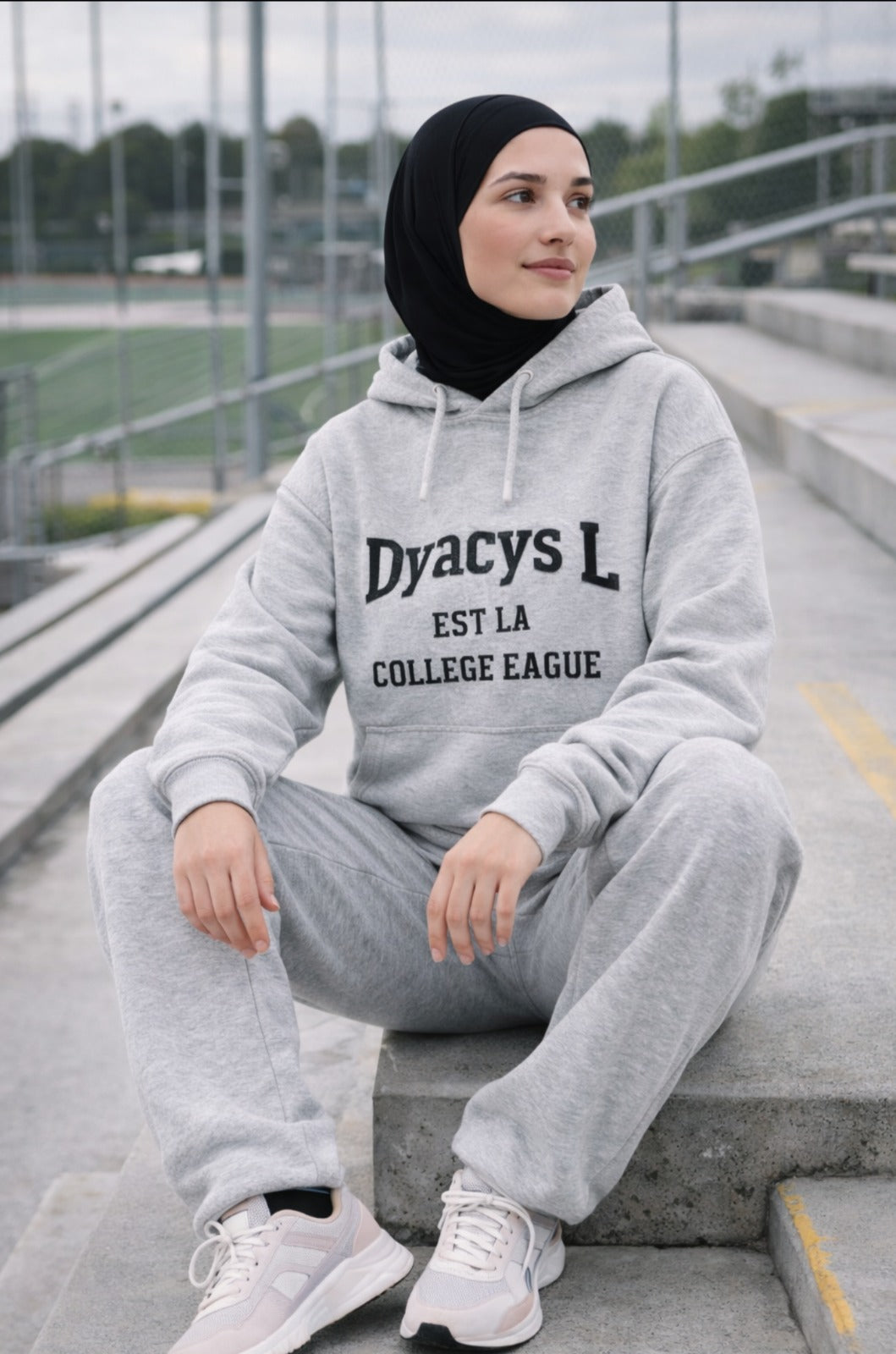 Ensemble jogging à capuche intégrée
